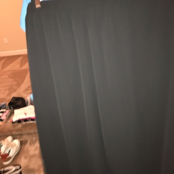 Drap front knit pants, no pockets, elastic band - Picture 2 of 6